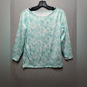Vineyard Vines Teal Sun Shirt XS Performance